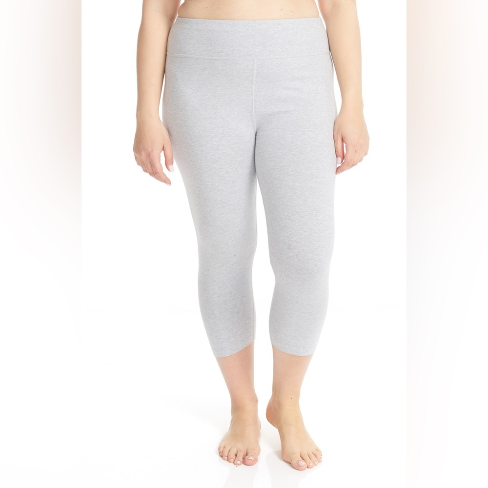 Light Gray Cropped Leggings size 4X